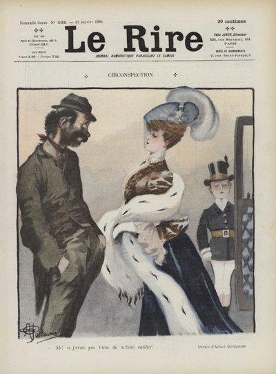 Illustration für Le Rire von Albert Guillaume