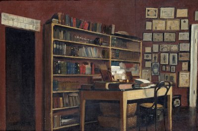 Ecke von Sir Richard Burtons Arbeitszimmer, 1889 von Albert Letchford
