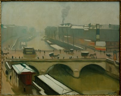 Blick auf den Pont St. Michel in Paris von Albert Marquet