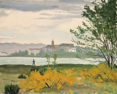 Fontarabie, Blick auf Hendaye, Der Spaziergänger von Albert Marquet