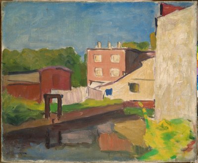 Rosarotes Haus in Arcueil von Albert Marquet