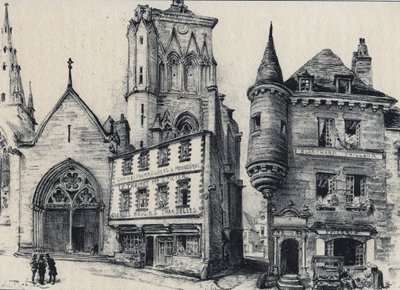 Grand Rue de Guingamp im Departement Côtes-d