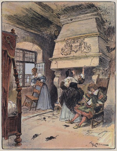 Illustration für Le Capitaine Bellormeau von und illustriert von A. Robida von Albert Robida