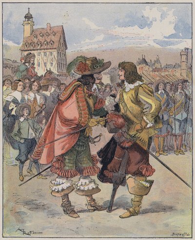 Illustration für Le Capitaine Bellormeau von und illustriert von A. Robida von Albert Robida