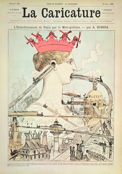 Die Verbesserung von Paris durch die Metro, aus 