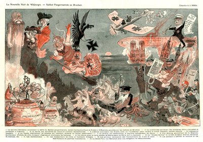 Die neue Walpurgisnacht: Germanisches Sabbat auf dem Brocken von Albert Robida