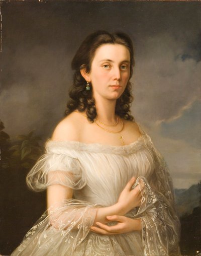 Albert Theer (1815–1902) - Fürstin Julia von Liechtenstein (1817–1895), geb. Gräfin Potocki von Albert Theer