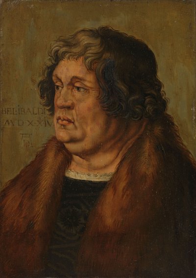 Willibald Pirckheimer von Albrecht (after) Durer or Duerer