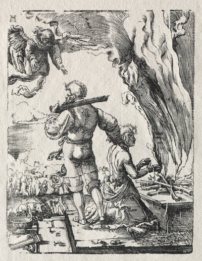 Abrahams Opfer von Albrecht Altdorfer