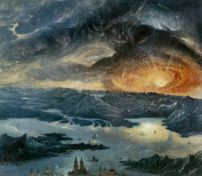 Schlacht bei Issus zwischen Alexander dem Großen und Darius III. von Albrecht Altdorfer