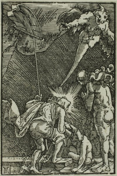 Christus in der Vorhölle, aus Der Fall und die Erlösung des Menschen von Albrecht Altdorfer