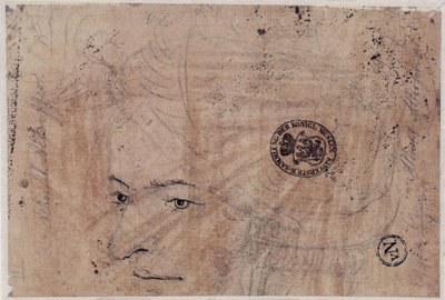 Porträtskizze eines jungen Mannes mit Kappe von Albrecht Altdorfer