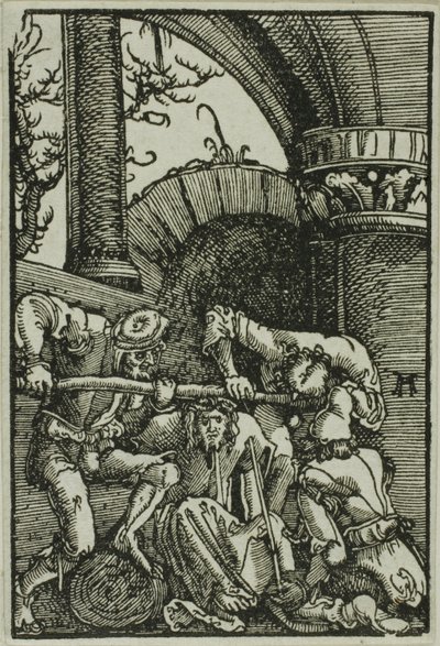 Die Krönung mit Dornen, aus Der Fall und die Erlösung des Menschen von Albrecht Altdorfer