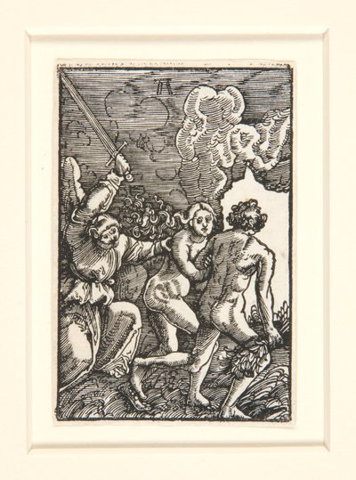 Die Vertreibung aus dem Paradies, aus Der Fall und die Erlösung des Menschen von Albrecht Altdorfer