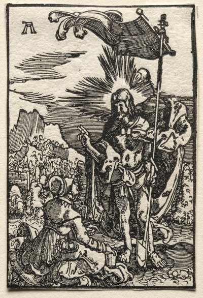 Der Fall und die Erlösung des Menschen: Christus erscheint der heiligen Maria Magdalena, ca. 1515 von Albrecht Altdorfer