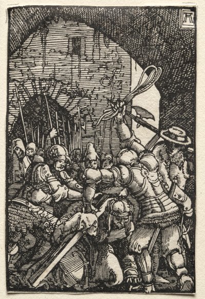 Der Fall und die Erlösung des Menschen: Christus trägt das Kreuz von Albrecht Altdorfer
