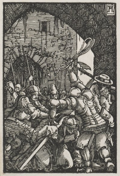 Der Fall und die Erlösung des Menschen: Christus trägt das Kreuz von Albrecht Altdorfer