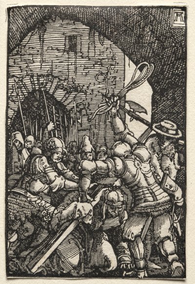Der Fall und die Erlösung des Menschen: Christus trägt das Kreuz von Albrecht Altdorfer