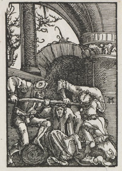 Der Fall und die Erlösung des Menschen: Christus mit Dornenkrone von Albrecht Altdorfer