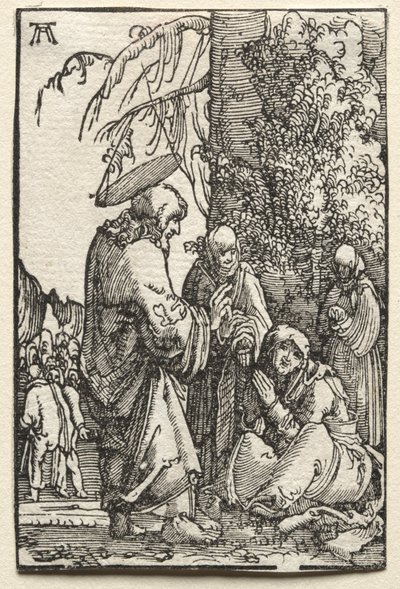 Der Fall und die Erlösung des Menschen: Christus verabschiedet sich von seiner Mutter vor der Passion, ca. 1515 von Albrecht Altdorfer