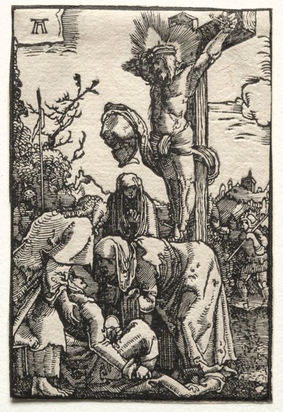 Der Fall und die Erlösung des Menschen: Christus am Kreuz, ca. 1515 von Albrecht Altdorfer