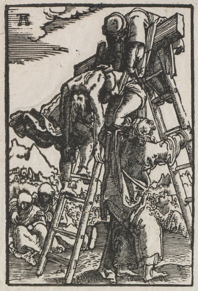 Der Fall und die Erlösung des Menschen: Kreuzabnahme von Albrecht Altdorfer
