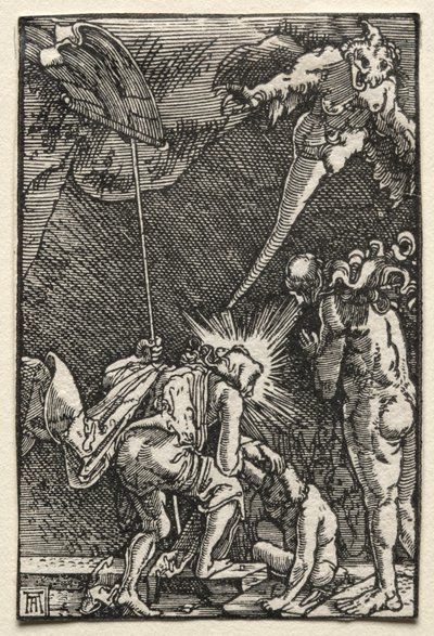 Der Fall und die Erlösung des Menschen: Abstieg in die Hölle von Albrecht Altdorfer