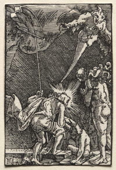 Der Fall und die Erlösung des Menschen: Abstieg in die Hölle von Albrecht Altdorfer