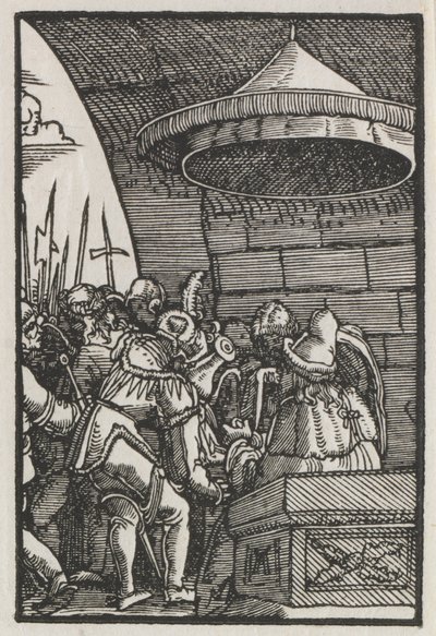 Der Fall und die Erlösung des Menschen: Pilatus wäscht seine Hände von Albrecht Altdorfer