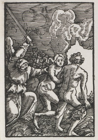 Der Fall und die Erlösung des Menschen: Die Vertreibung aus Eden, ca. 1515 von Albrecht Altdorfer