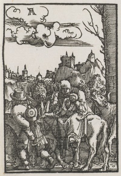 Der Fall und die Erlösung des Menschen: Die Flucht nach Ägypten, ca. 1515 von Albrecht Altdorfer
