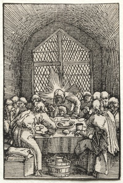 Der Fall und die Erlösung des Menschen: Das letzte Abendmahl von Albrecht Altdorfer
