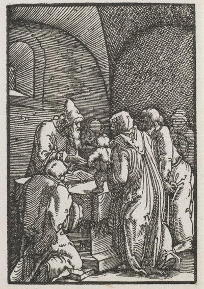 Der Fall und die Erlösung des Menschen: Die Darstellung Christi im Tempel, ca. 1515 von Albrecht Altdorfer