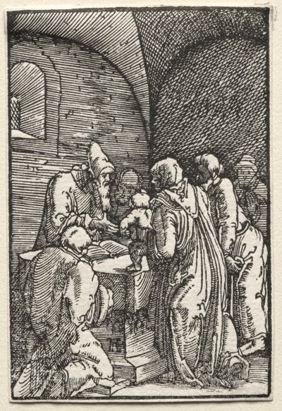 Der Fall und die Erlösung des Menschen: Die Darstellung Christi im Tempel, ca. 1515 von Albrecht Altdorfer