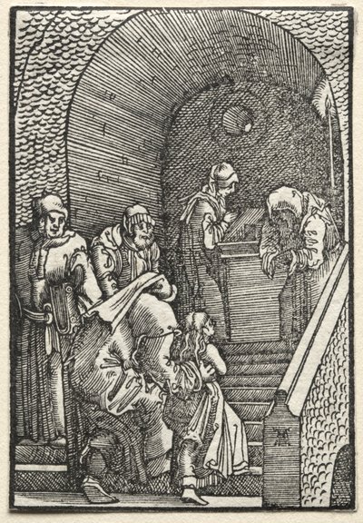 Der Fall und die Erlösung des Menschen: Die Darstellung der Jungfrau im Tempel von Albrecht Altdorfer
