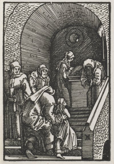 Der Fall und die Erlösung des Menschen: Die Darstellung der Jungfrau im Tempel von Albrecht Altdorfer