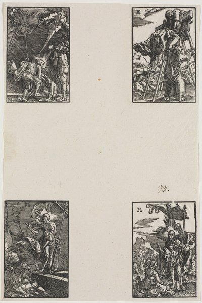 Der Fall und die Erlösung des Menschen, um 1515 von Albrecht Altdorfer