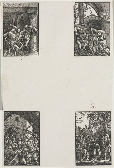 Der Fall und die Erlösung des Menschen, ca. 1515 von Albrecht Altdorfer