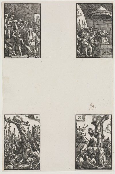 Der Fall und die Erlösung des Menschen, ca. 1515 von Albrecht Altdorfer