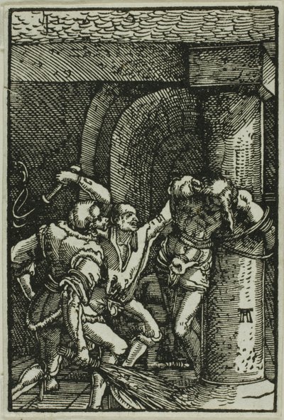 Die Geißelung, aus Der Fall und die Erlösung des Menschen von Albrecht Altdorfer