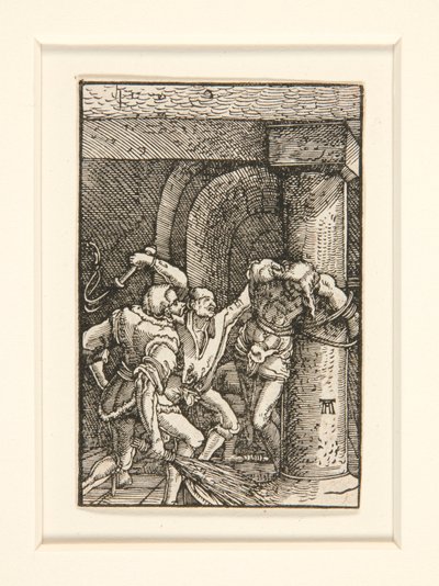 Die Geißelung, aus der Serie Der Fall und die Erlösung des Menschen von Albrecht Altdorfer