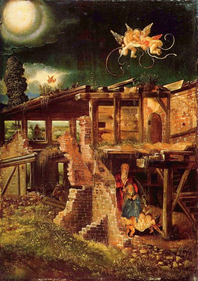 Die Heilige Nacht Die Geburt Christi, ca. 1513 von Albrecht Altdorfer