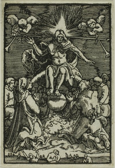 Das Jüngste Gericht, aus Der Fall und die Erlösung des Menschen von Albrecht Altdorfer