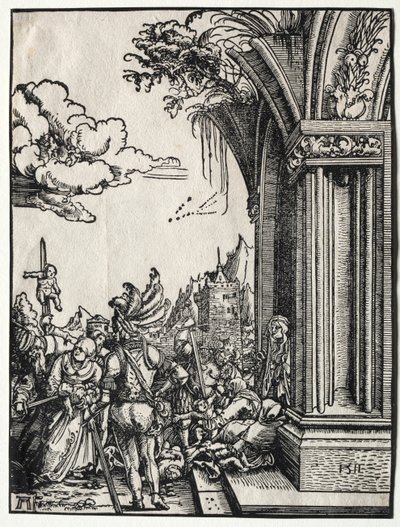 Das Massaker der Unschuldigen, 1511 von Albrecht Altdorfer