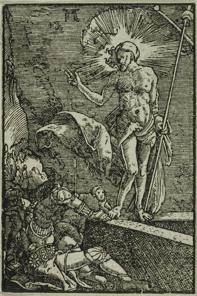 Die Auferstehung, aus Der Fall und die Erlösung des Menschen von Albrecht Altdorfer