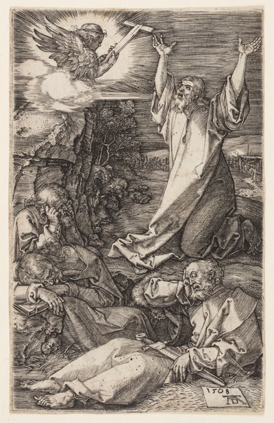 Qual im Garten, aus Die Gravierte Passion von Albrecht Dürer