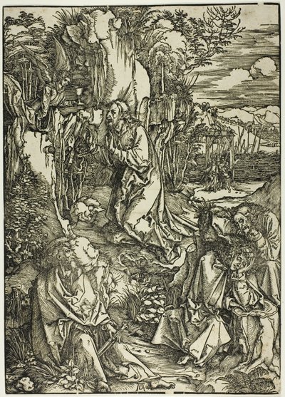 Agonie im Garten, aus Die Große Passion von Albrecht Dürer
