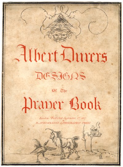Albert Dürers Entwürfe für das Gebetbuch, 1817 von Albrecht Dürer