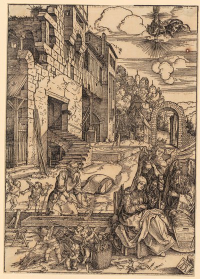 Aufenthalt in Ägypten, Blatt 15 der Folge "Das Marienleben" von Albrecht Dürer