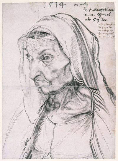 Barbara Dürer, geb. Holper / Barbara Dürer, die Mutter des Künstlers von Albrecht Dürer